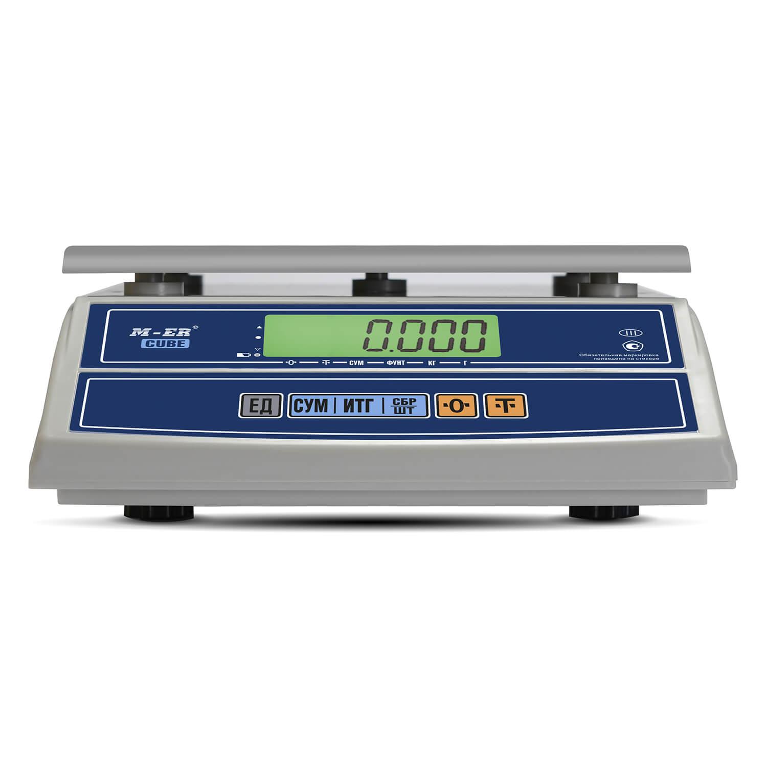 Фасовочные настольные весы M-ER 326 AFL-32.5 "Cube" LCD (3057)